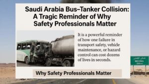 Saudi Arabia Medina bus accident safety analysis transport safety failure